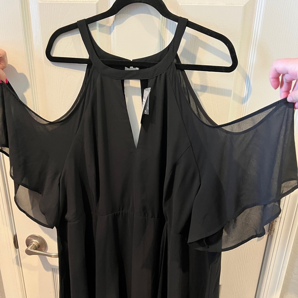 Torrid size 30 cold shoulder dress